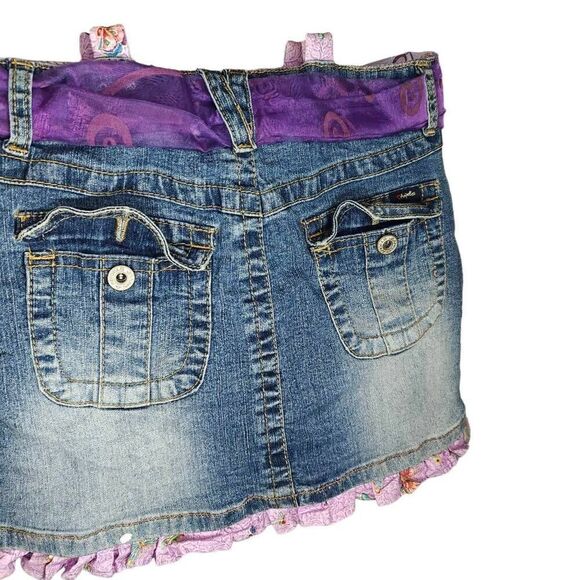 Handmade Y2K Jeans Upcycled Purse - Picture 2 of 7